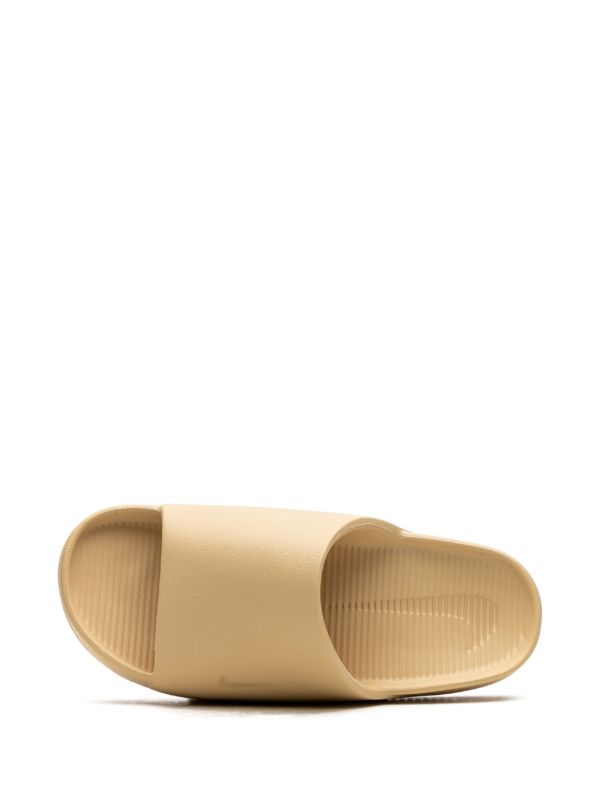 Nike Calm Slide Beige + Black