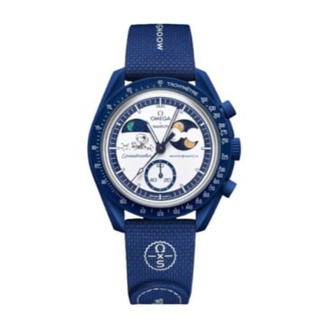 Swatch x Omega Bioceramic Moonswatch Mission To Earthphase Moonshine Gold Beaver Moon